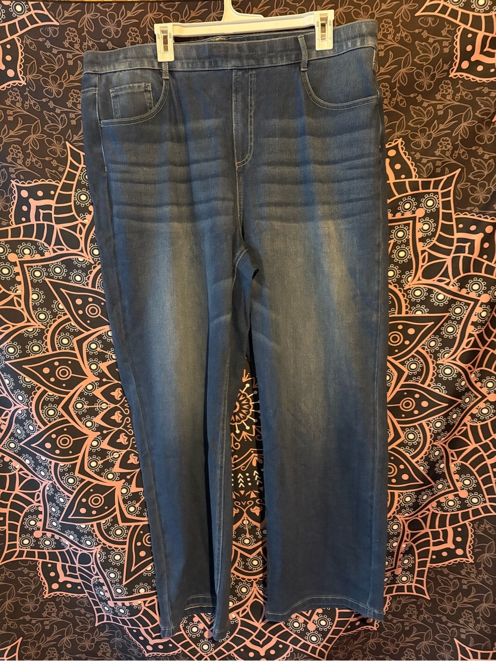 HALARA Indigo Straight-Leg Stretch Jeans